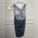 Lululemon  Athletica Navy Tank Top with Patterned Straps Photo 2