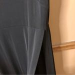 Chico's Additions by Chico’s Faux Wrap V Neck Sleeveless Slinky Dress Black 2 Photo 3