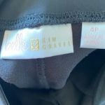 BELLE BY KIM GRAVEL NWOT Ponte Convertibelle Crop Pants with Tie 4 Petite Black Size 4P Photo 4