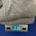 Urban Outfitters Dress Size Medium Ribbed Knit Skater Gray V Neck Mini B11 Photo 8