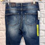 ZARA NWT Trafaluc Denim Womens US 4 Distressed Blue Wash Slouchy Skinny Jeans Photo 11
