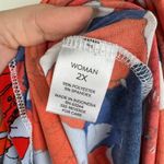 Westport Woman Floral Polka Dot Midi Skirt Size 2X Tie Waist Bloomcore Stretch Photo 5