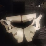 Larroude White Made In Brazil Bee Heeled Platform Slingback Sandals Size 6.5 Photo 3