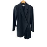 ALC Frank A.L.C. Juliet Pleated Blazer‎ Mini Dress Timeless Black Size 8 Photo 3
