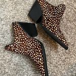 Vintage Havana  Dante Spotted Brown Block Heel Ankle Boots Size 7.5 Photo 5