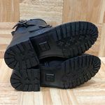 Frye Engineer Shearling Short Black Rubber Coated Waterproof Ankle Boots Size 6 Photo 8