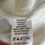 Mustard Seed  Tie Sleeves White Sweater Photo 4