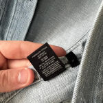 Theory 1075  Denim Jacket Size P/XS Color Blue Photo 3