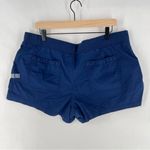 a.n.a  Size 16 Lightweight Stretch Cotton Navy Blue Drawstring Waist Shorts Photo 7