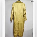 Free People Brenda Knight For Satin Citrus Yellow Trench Coat Size XS. H $428 Photo 2