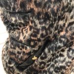 COOGI  Faux fur vest  leather trim Photo 3