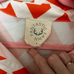 Fantastic Fawn  Orange and White Chevron Top Photo 2