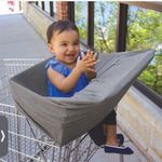 Go By Goldbug On The Go 5 In 1 Nursing Scarf Gray One Size Lightweight Breath Photo 3