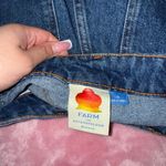 Anthropologie Farm Rio Ultra High-Rise Crochet Denim Shorts NWOT Size 26 Photo 3