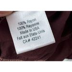 Stark X Oversized Wide Neck Dark Burgundy Top Sz. S Red Photo 3