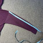 Z By Zella  Cropped Hoodie M Purple Sweatshirt‎ Pullover Loose Fit Boxy Blank Photo 3