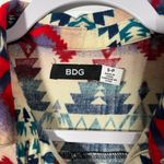 BDG Urban Outfitters Flannel in Aztec Style Print Size Small Colorful Photo 3