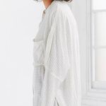 Urban Outfitters  Gridlock Band Collar Button-Down Shirt Photo 5