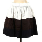 Kate Spade  Colorblock Coreen Skirt Rio De Janeiro Full Skirt MSRP $298 Size 4 Photo 3