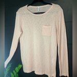 Soft pink long sleeve women’s shirt. Dressy. Casual. Thin, lightweight. Size L. Size L Photo 1