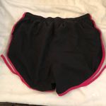Nike Women's  Dri-Fit Black White and Pink Standard Fit Running exercise basketball Shorts Size M Photo 1