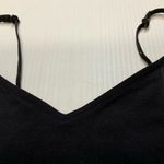 Old Navy  Active Sports Jog Bra Go-Dry Women Sz S Black Ribbed Wireless Gym Photo 1
