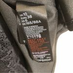 Topshop  Black Lace Fitted Sleeveless Tank Racerback High Neck Mini Dress Photo 7