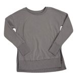90 Degrees Gray Split Side Athletic Crewneck Sweatshirt Size Women's XS Photo 0