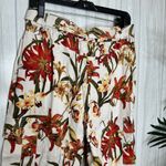Chico's NWT Chico’s Tencel Lyocell Floral Utility Ankle Pant Tie Waist size 0.5 Photo 4