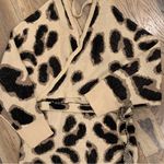 Cool Attitude Cameo Batwing Beige Animal Print Knit Dress Size XL Photo 7