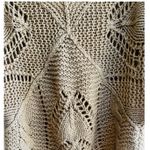 Xxi  Forever 21 Knit Cropped Dolman Sleeve V Neck Sweater Beige Large Photo 3