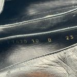 Cole Haan  City Loafers Black Leather Slip On Low Block Heel Shoes Women's Sz 10B Photo 13