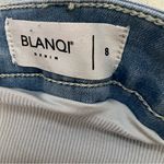 Blanqi Maternity Postpartum Denim Skinny jeans bellyband light wash distressed 8 Blue Photo 5