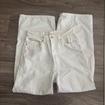 BDG  Urban Outfitters White High Waisted Ribbed Jeans Photo 0
