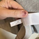 J.Crew 100% Cotton Sweatshirt Blazer Jacket One Button Women's Size 4 Gray NWOT Photo 6