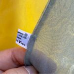 VERA BY VERASHEER ORANGE YELLOW Gray Silk Blend SCARF Photo 3