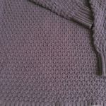 Gap Mockneck Chunky Long Tunic Sweater Purple/Blue - Sz Medium Photo 4