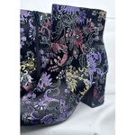 Brash Floral Tapestry Embroidered Ankle Boots Boho Size 9 Gypsy Festival Rocker Photo 1