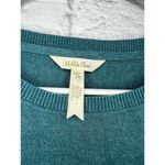 Matilda Jane  Women Corie Pullover Boho Sweater Tunic Teal Striped Sleeves M. Photo 5