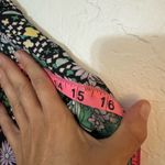 Handmade VINTAGE PARISIAN DRESS SZ SMALL FLORAL PATTERN W OLD CARS POLYESTER Photo 12