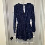 Princess Polly  Blue Polka Dot V Neck Long Sleeve Romper size US 6 Photo 9
