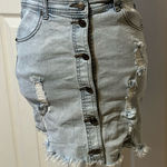 Vintage Havana Distressed Denim Skirt from  Size Small Photo 0