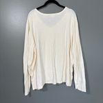 Attention  Preppy Glam Beaded Sequin Ivory Knit Top - Size 2X - Women's Plus Size Photo 4