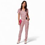 FIGS  Marbled Rose High Waisted Yola Skinny Scrub Pants 4XL NWT Photo 8