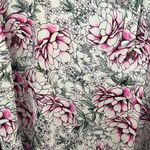 Torrid Size 1 Georgette Bow Tie Blouse Top Floral Print with Peonies Photo 5