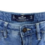 Hollister Curvy Ultra High-Rise Mom Jean Distressed Medium Wash Sz 3 Short 26x25 Photo 5