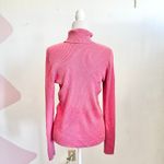 Gap Vintage 90s  Pink Sweater Women's Medium Turtleneck Chunky Knit Y2K 2000s Photo 1