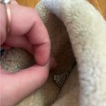 UGG  Australia Lynnea Black Clog Boots Sz 7 Cream Shearling Leather Booties Studs Photo 6