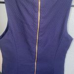 Lilly Pulitzer  Size 0 Gabby Shift Cotton Dress True Navy Dress Pink Embroidery  Gabby is the #Resort365 party dress you'll want to wear all season long. This solid dress is designed from the fit you love with the Janice dress with an updated feel. Basically it's a flattering dress with gorgeous prints and details - love. You've got the hook-up: built-in lingerie snaps make this dress bra-friendly. A girl need options: Enjoy an extra 1-3/4 inches of hem flexibility with this style. Wear as-is or let it out for some extra length. Photo 12