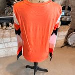 SheIn Orange Fall Long Sleeve Tee Photo 2